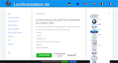 Desktop Screenshot of lochkreisdaten.de